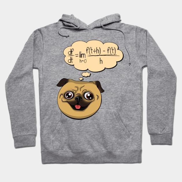 Pug thoughts Hoodie by Simmerika